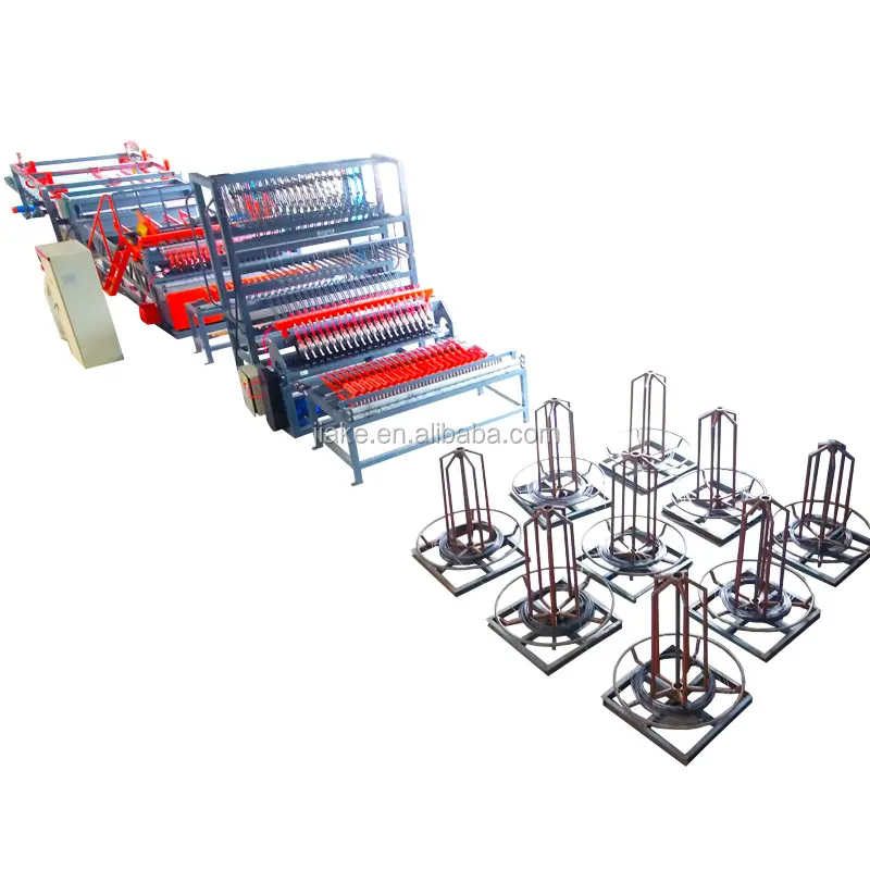 3-8mm completamente automatico linea di filo rete saldatore dalla linea di produzione bobine di rinforzo in acciaio con il prezzo cinese CE fornito 7.5