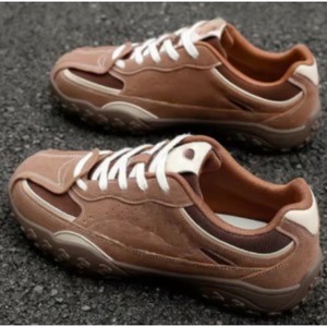 Chaussures de sport décontractées de style designer, en daim de haute qualité, semelle extérieure en caoutchouc, fermeture à lacets, tendance mode, antidérapantes, amortissantes - Product Image 1