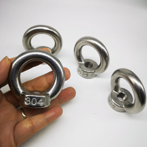 Écrous à œil de levage en acier inoxydable poli <span class=keywords><strong>M14</strong></span>, auto-taraudeurs - Product Image 2