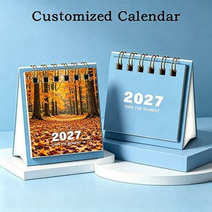 Calendrier de bureau <span class=keywords><strong>personnalisable</strong></span> en gros, mini agenda 365 jours, cadeau souvenir pour 2027 - Product Image 1