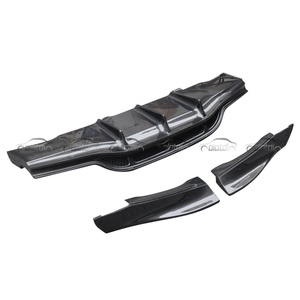 Alerón Trasero de Fibra de Carbono Estilo P, Divisores Laterales para Mercedes Benz Clase C W205 C63, Difusor - Product Image 4