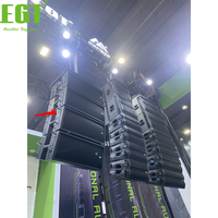 Dual Line Array 10 inci dengan Kabinet LLDPE Tahan Cuaca, Speaker PA Tahan Lama untuk Acara Luar Ruangan, Sewa, dan Perusahaan Sewa Stadion