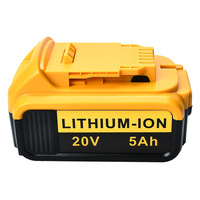بطارية أدوات الطاقة DEWALT 18 فولت 20 فولت، 500 دورة شحن، متوافقة مع DCF880 CS391 DCB200 DCB205 DCB206-2