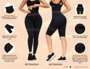 Pantaloni Yoga HEXIN a Vita Alta con 3 Ganci Regolabili, Leggings <span class=keywords><strong>Corsetto</strong></span> da Donna per Fitness, Taglie da XS a 3XL, Logo Personalizzabile, Tessuto per Abbigliamento Yoga - Product Image 2