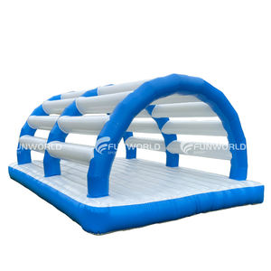 <span class=keywords><strong>Barco</strong></span> de barra flotante de PVC, plataforma de muelle de mesa flotante inflable, balsa de salón de agua, Isla Flotante inflable - Product Image 2