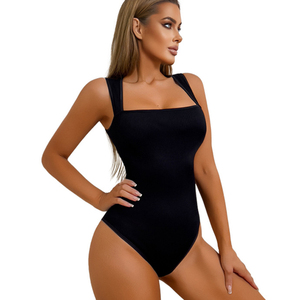 2025 Offre Spéciale Style européen et américain avec un design côtelé pour le contrôle du ventre Strings amincissants Body Shapewear - Product Image 4