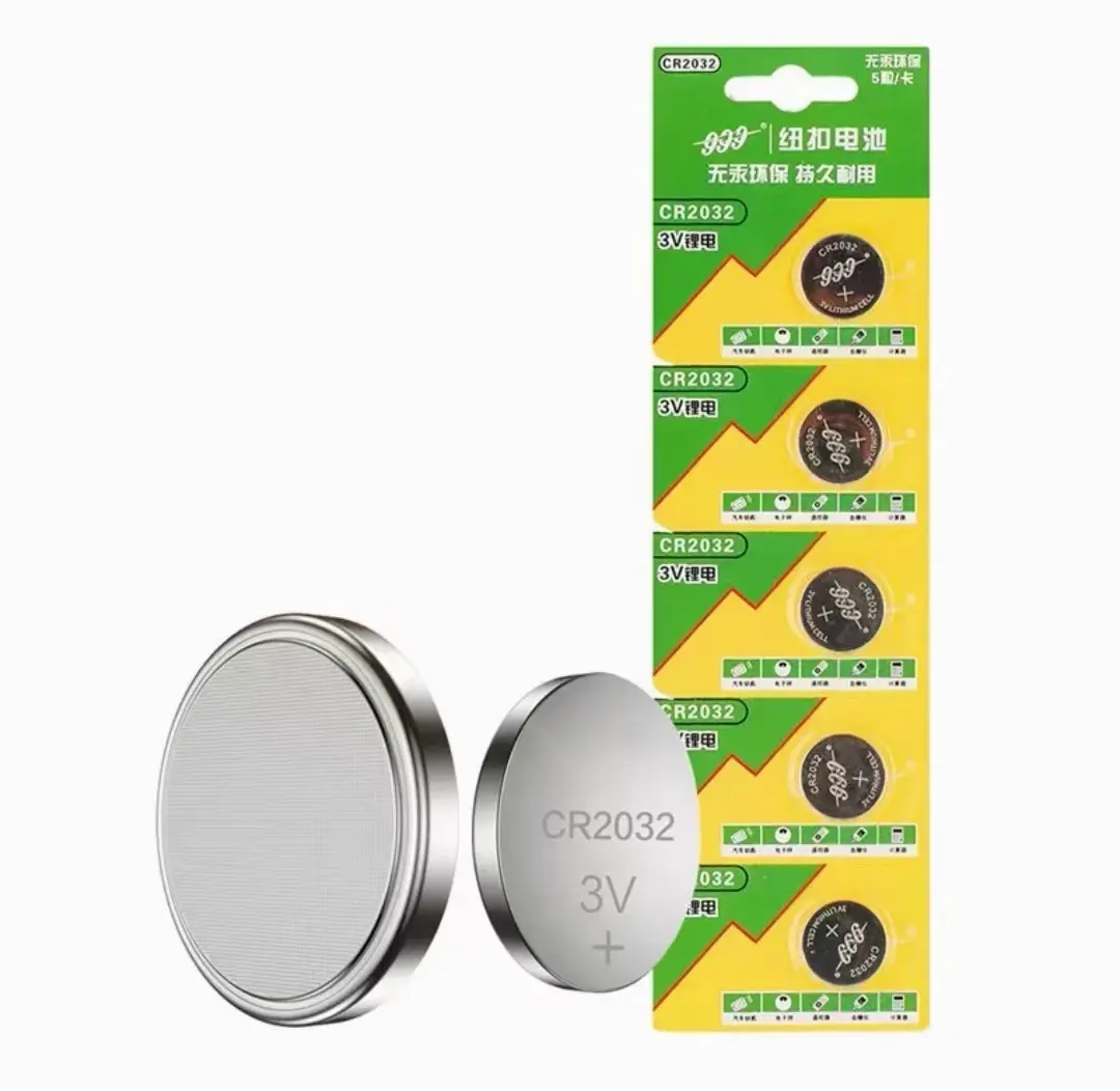 Factory Directly Sell Button Coin Battery With Blister Packaging CR2032