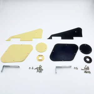 Kit Completo di Protezioni per Chitarra: Piastra Posteriore, Copertura Cavità Controllo, Anello Interruttore, Staffa e Viti per Chitarra Elettrica LP - Product Image 1