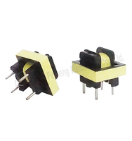 Bobine en plastique verticale miniature EI19 avec noyau en ferrite MN ZN, transformateur abaisseur haute fréquence SMPS