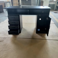 Bureau d'ordinateur en bois écologique personnalisé avec deux tiroirs extensibles et plus de 100 couleurs pour l'étude et l'espace de travail