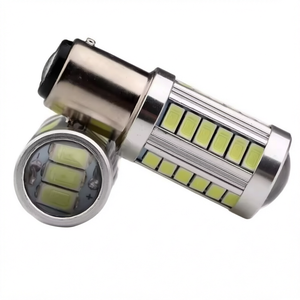 Ampoule LED de feux arrière de voiture 33SMD 1156 1157 BAY15D BA15S BAU15S PY21W, lampe de signalisation de freinage inversée 12V 5W - Product Image 1