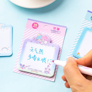 Sanrio Cartoon Square Notepad 30 Sheets Adhesive For Students Office Notes <b>Memo</b> <b>Pad</b> - Product Image 3