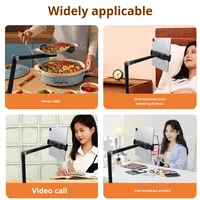 Support de tablette rotatif multifonctionnel Réglage télescopique Support de téléphone en direct pour le tableau de bord de la prise de vue vidéo aérienne