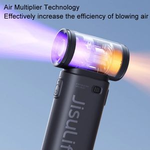 IsuLife High Speed <b>Handheld</b> Mini Portable USB <b>Rechargeable</b> <b>Fan</b> 5000mAh Desktop Cooling <b>Fan</b> - Product Image 4