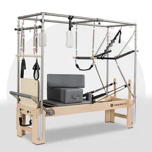 Professional pilates reformer with full trapeze For Workouts 