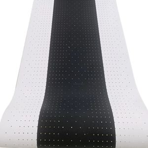 Delik yağa dayanıklı sanayi kemeri ile sıcak satış siyah ve beyaz <span class=keywords><strong>PVC</strong></span> konveyör bant - Product Image 1