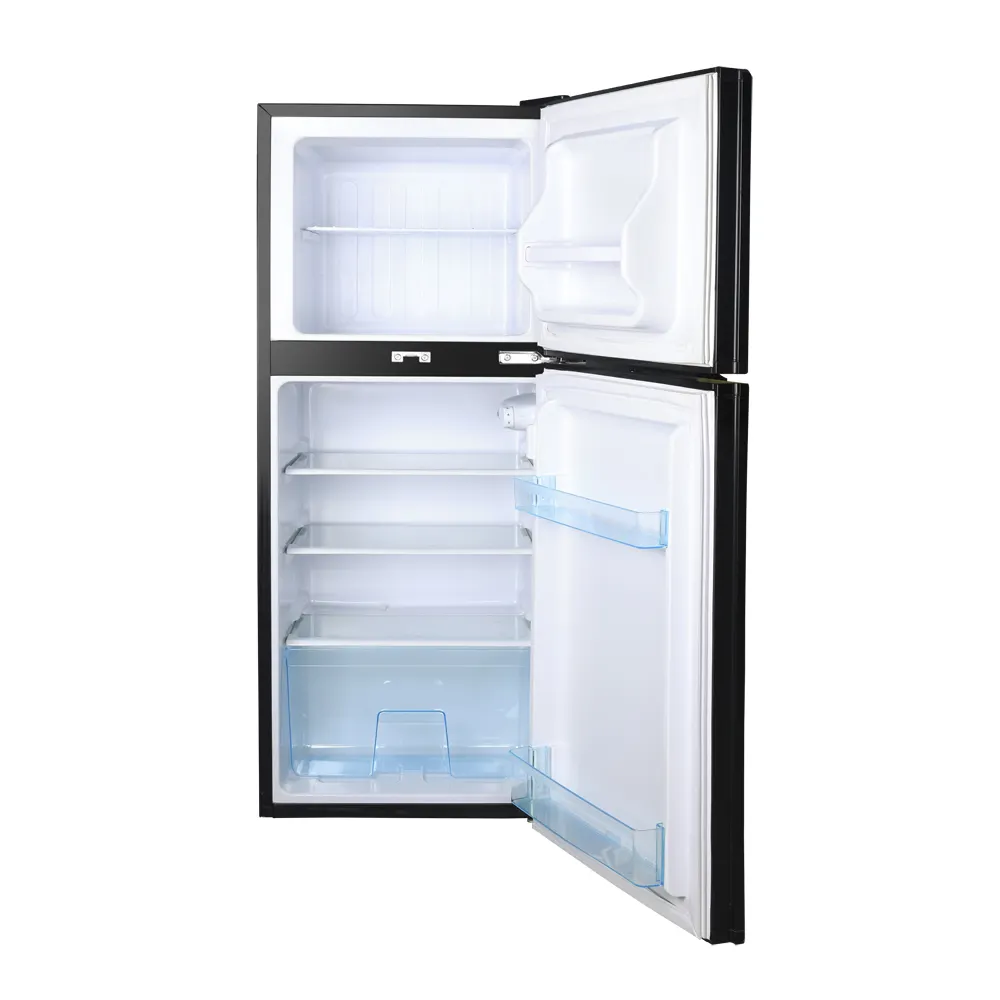 Frost Free Double Door frezzer frigidaire refrigerator Stainless steel/ Silver/ White