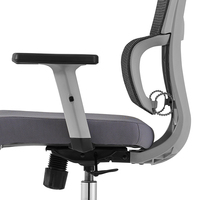 Fauteuil de bureau exécutif ergonomique moderne en tissu, pivotant, confortable, haut, en maille, de luxe, pour vente en gros