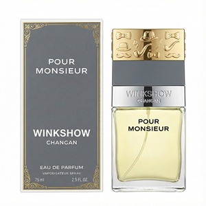 Parfum pour homme 75 ml avec emballage personnalisé, parfum frais et boisé, eau de parfum en vaporisateur, Cologne pour les réunions d'affaires - Product Image 1