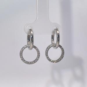 Pendientes de Aro Clásicos y Elegantes para Mujer de Tianyu Gems, Chapados en Oro, con Circonita, Diseño Circular de Corte Brillante Redondo - Product Image 6