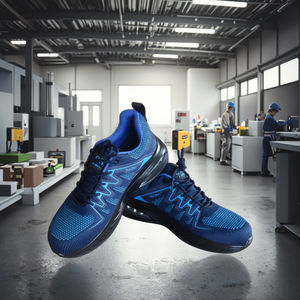 <span class=keywords><strong>Scarpe</strong></span> <span class=keywords><strong>Antinfortunistiche</strong></span> <span class=keywords><strong>Leggere</strong></span> con Assorbimento degli Urti e Protezione Anti-Schiacciamento, Colore Blu, Calzature di Sicurezza <span class=keywords><strong>Leggere</strong></span> in Tessuto Flyknit per Uomo - Product Image 1