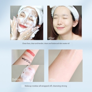 Nettoyant Visage Moussant OEM Marque Blanche en Stock – Démaquillant Hydratant aux Acides Aminés pour Soin de la Peau - Product Image 2