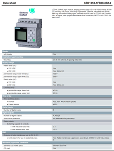 PLC Siemens LOGO 230RC 6ED1052-1FB08-0BA2, 8 Entradas Digitales, 4 Salidas de Relé, Ethernet y Servidor para Automatización - Product Image 5