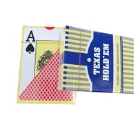 Cartes de poker en plastique surdimensionnées, imperméables, anti-poussière, durables et faciles à nettoyer, fourniture directe d'usine, pour les jeux à domicile, les fêtes et les vacances