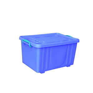 Boîte de roulement en <span class=keywords><strong>plastique</strong></span> à roues pour un transport efficace en usine QF38 # Size555 * 390*310mm - Product Image 4
