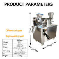 Machine industrielle entièrement automatique pour la fabrication de samosas, raviolis, dumplings et empanadas de qualité alimentaire avec alimentation 220V