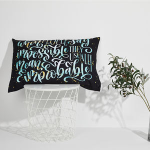 Funda de almohada de impresión digital 3D de dos lados personalizada - Product Image 5