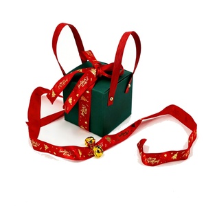 Eco-friendly Gift Cardboard Paper Cardboard <b>Box</b> Christmas Gift <b>Box</b> with Handle Customize Size and Design - Product Image 4