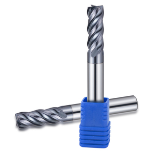 <span class=keywords><strong>4</strong></span>槽硬质合金立铣刀-用于金属 (钢，铝，不锈钢) 的HRC55 CNC铣刀-精密平面切削工具 - Product Image 2