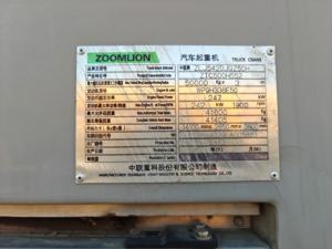 Zoomlion הנדסה משומשת 50ton מנוף ztc50 גנוף אריה 50 טון מנוף - Product Image 6