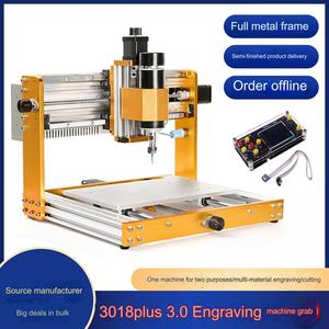 Fresadora de Escritorio de 500W con Láser de 5.5w 10w para Madera, MDF, Acrílico, Máquina de Grabado <span class=keywords><strong>CNC3018</strong></span> PRO MAX, Máquina de Marcado Láser CNC - Product Image 2