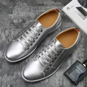 2023 Men's Classic Oxford Leather Casual Dress Shoes Breathable Gold Silver <b>Driving</b> Loafers Office Moccasin Gommino Anti-Slip - Product Image 4