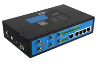 Passerelle VPN industrielle Bivocom double SIM 5G/4G LTE GNSS WIFI GSM GPRS Modem Modbus RTU TG463-NR 5 ports Ethernet Gigabit direct
