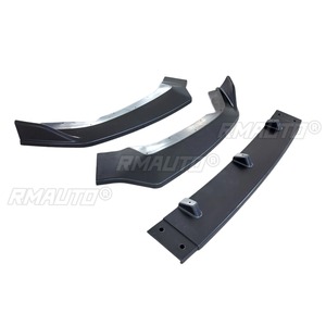 Splitter de pare-chocs avant Fit Jazz, aspect fibre de carbone, style sport, protection de pare-chocs avant pour Honda Fit Jazz 2018-2020, accessoires de voiture - Product Image 5