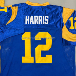 Versand bereit Isaac Bruce Blue Throw back Beste Qualität Genähtes American Football Trikot - Product Image 4