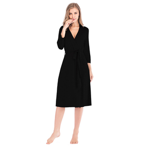 Ropa de dormir suave personalizada para mujer, ropa de dormir Sexy, conjunto de pijama, vestido de noche - Product Image 4