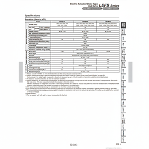 Produit Actionneur électrique pneumatique SMC LEFB25T-800-S11N3 vérins - Product Image 1