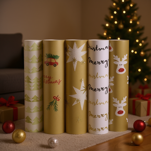 Christmas Wrapping Paper 1.5m x 70cm Assorted Designs Holiday Gift <b>Wrap</b> - Product Image 3