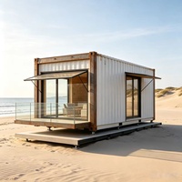 Conteneur mobile extensible de 40 pieds en gros, maison préfabriquée modulaire pour le logement temporaire des travailleurs
