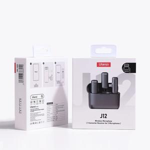 Ulanzi J12 Microphone Lavalier <span class=keywords><strong>sans</strong></span> <span class=keywords><strong>fil</strong></span> <span class=keywords><strong>micro</strong></span>-cravate 20M enregistrement Audio vidéo pour Smartphone Android pour iPhone 15 16 DJI <span class=keywords><strong>Action</strong></span> 5 - Product Image 1