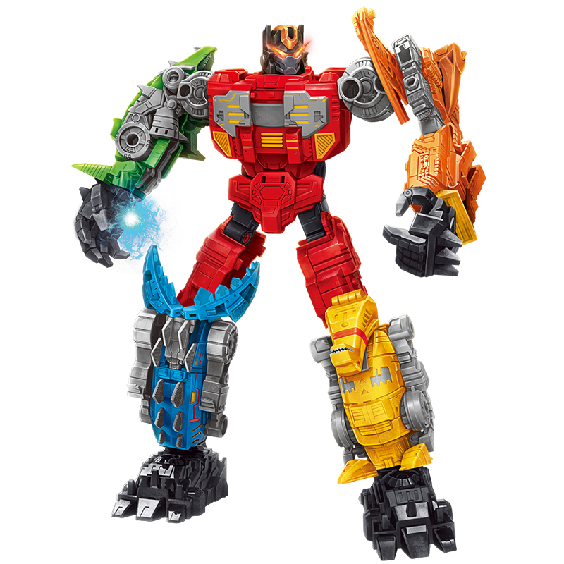 Трансформирующий робот-автомобиль динозавр 5 в 1, сборка сделай сам, набор роботов-трансформеров для детей