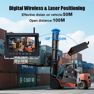 Système de caméra sans fil pour chariot élévateur avec enregistreur vidéo numérique et surveillance des angles morts, kit caméra de recul pour voiture 1080P - Product Image 2