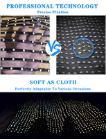Écran LED en maille extérieur personnalisé P25, écran LED volant, écran LED tapis magique