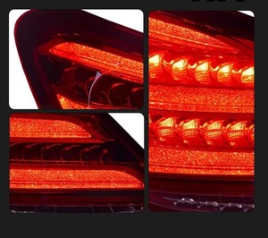 Luces Traseras W205 2015-2021 Clase C, Luces Traseras Mejoradas, Luz de Freno, Luz de Reversa, Luces Traseras Modificadas con Señales de Giro Dinámicas para Mercedes-Benz - Product Image 4