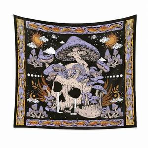 Tapiz de pared con diseño de hongos, estilo tela de fondo para decoración de habitaciones, estilo comercial internacional, tendencia Ins - Product Image 5