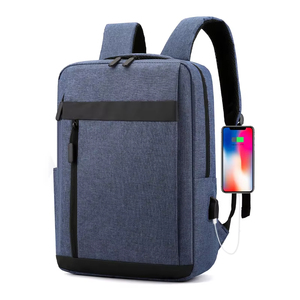 Sac à dos promotionnel personnalisé avec logo, unisexe, imperméable, en tissu Oxford, à fermeture éclair, antivol, 20-39L, avec chargeur USB, léger - Product Image 2
